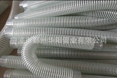 【生產(chǎn)銷售纏繞透明加筋塑料管 環(huán)保無味pvc塑料管】價格,廠家,圖片,塑料管,寧波市鄞州華陽管業(yè)-